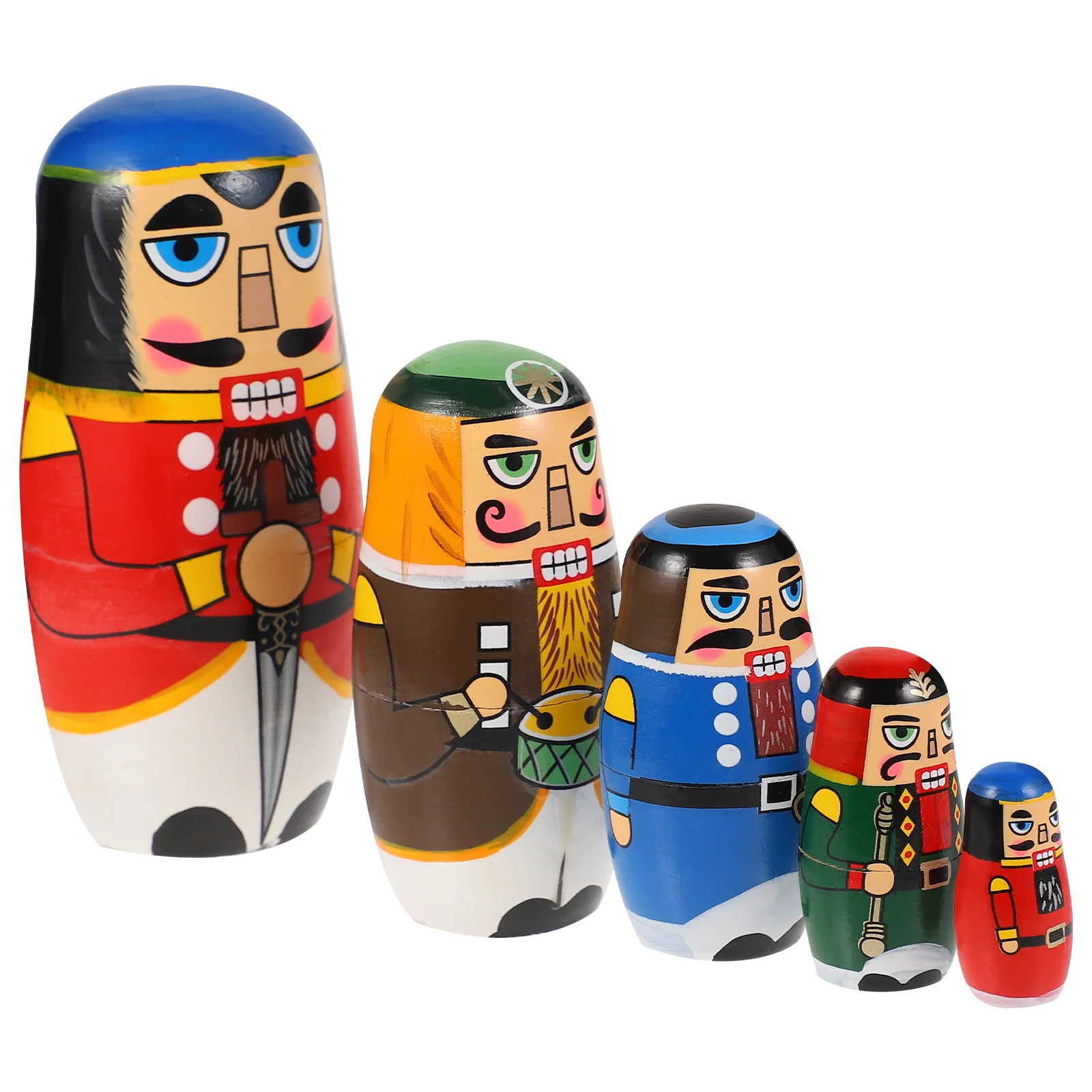 

1 Set Nesting Dolls Good Fine Unique Nutcracker Nesting Dolls Early Educational Plaything