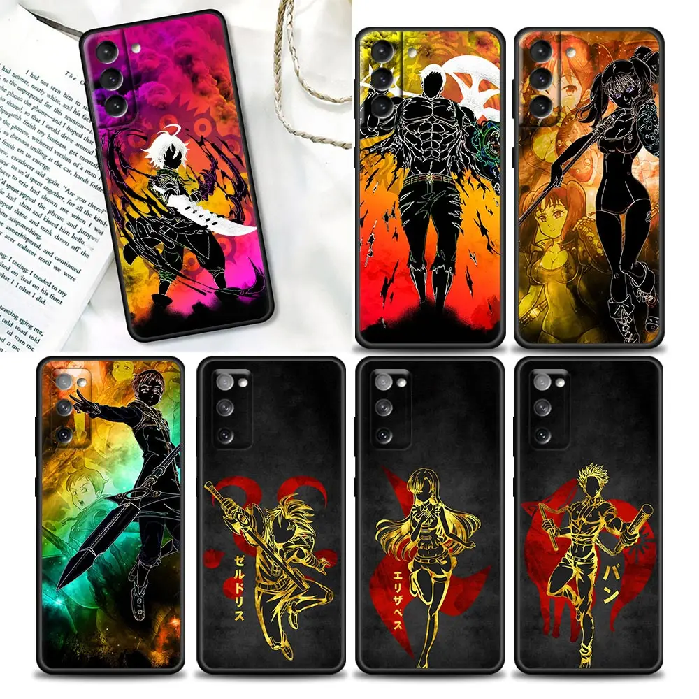 

The Seven Deadly Sins Anime Comic Phone Case For Samsung Galaxy S23 S22 S21 S20 Fe S9 S10e Plus Ultra Black Cover Fundas Coque