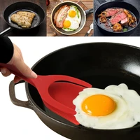 2 in 1 kitchen gadget sets omelette spatula kitchen silicone spatula for toast pancake egg kitchen accessories flip tongs
