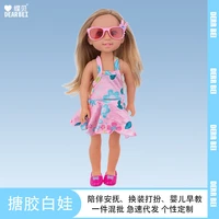 new 15 inch enamel dolls fashion change clothes reborn dolls girls girls toys educational dress dolls girl gifts