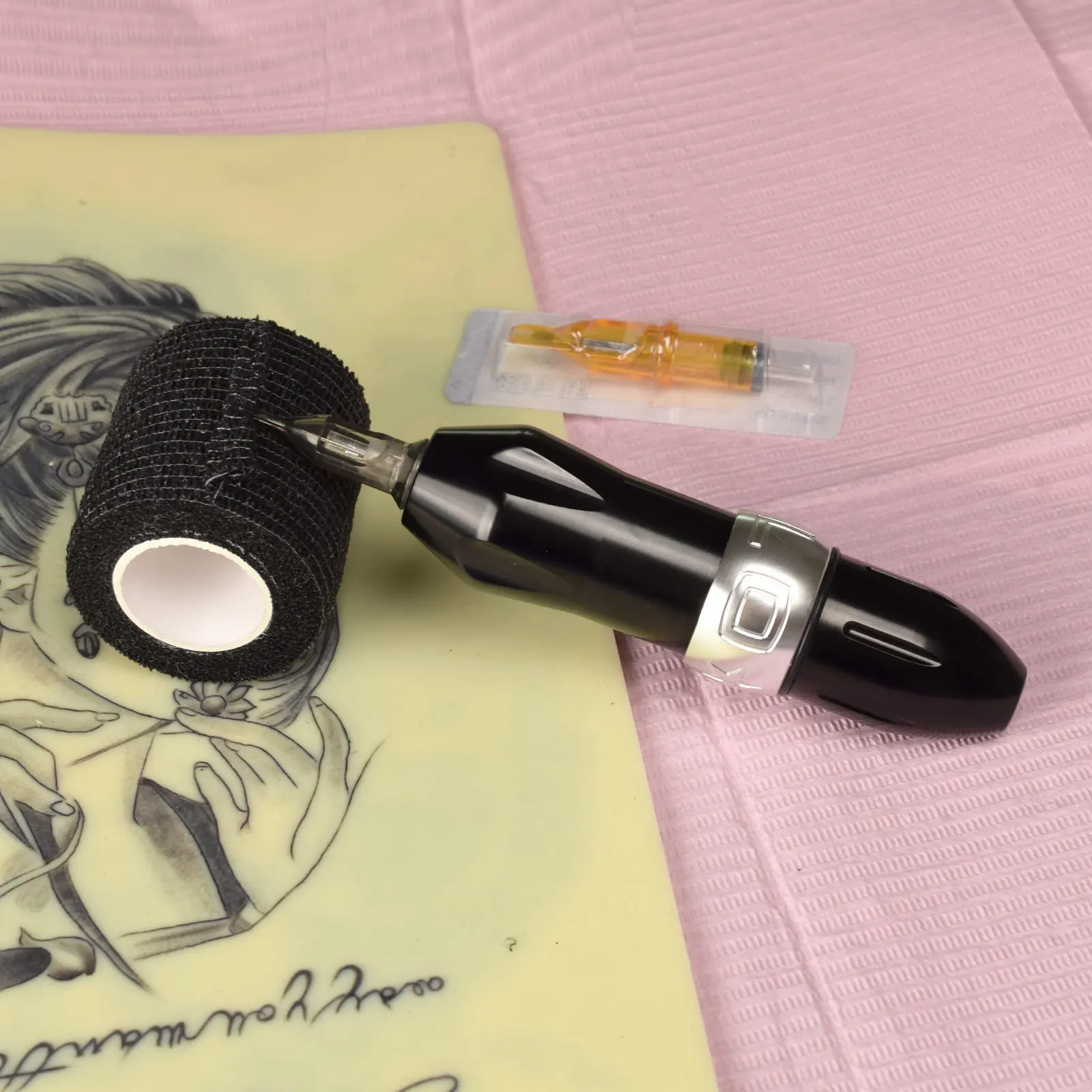 Полный ротационный набор для тату-машинки швейцарский брикет перманентного