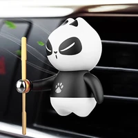 panda car air freshener flavoring in auto outlet perfume clip car smell aroma fragrance diffuser car accessories interior decor