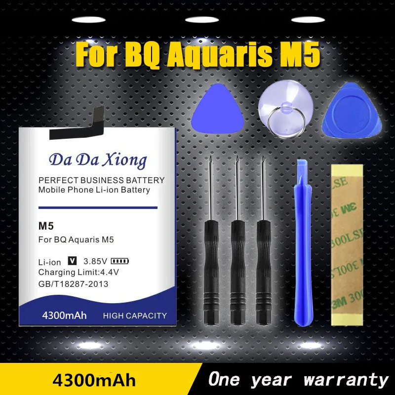 

High Quality 4300mAh 3120 M5 Battery For BQ Aquaris Phone