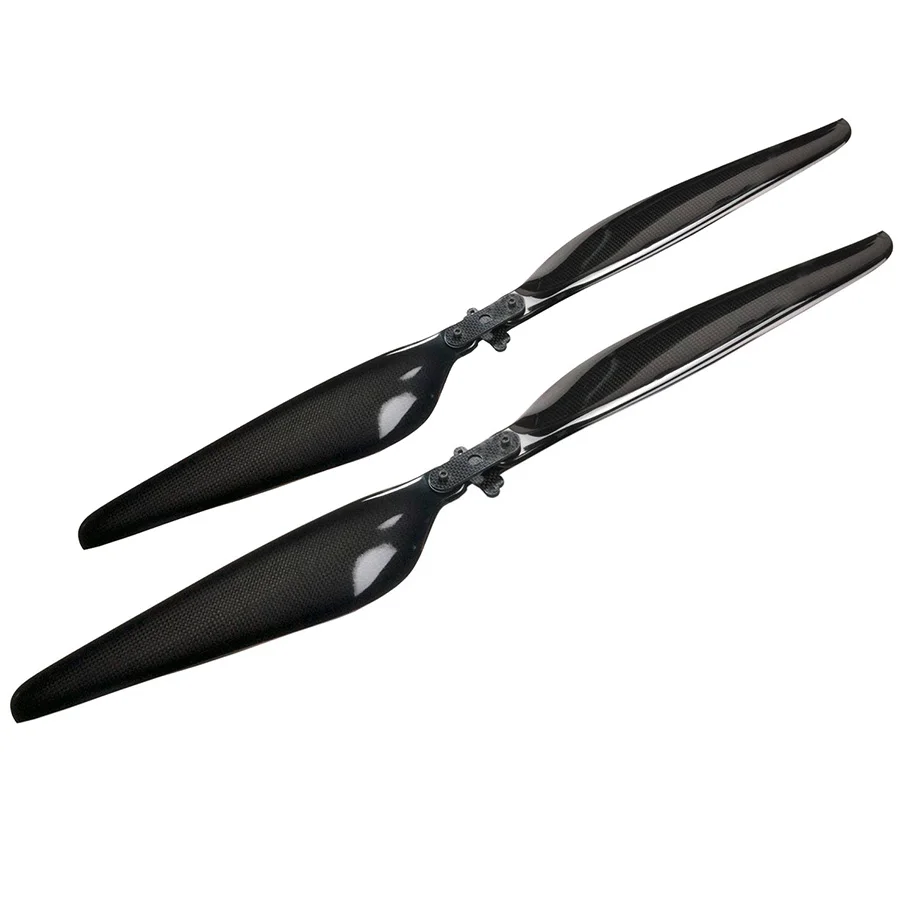 RJX 21x7 3-дюймовый складной комплект лопастей пропеллера из углеродного волокна по