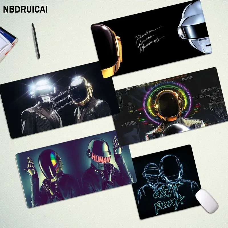

Daft Punk Boy Pad Large Gaming Mouse Pad XL Locking Edge Size For Customized Mouse Pad For CS GO PUBG