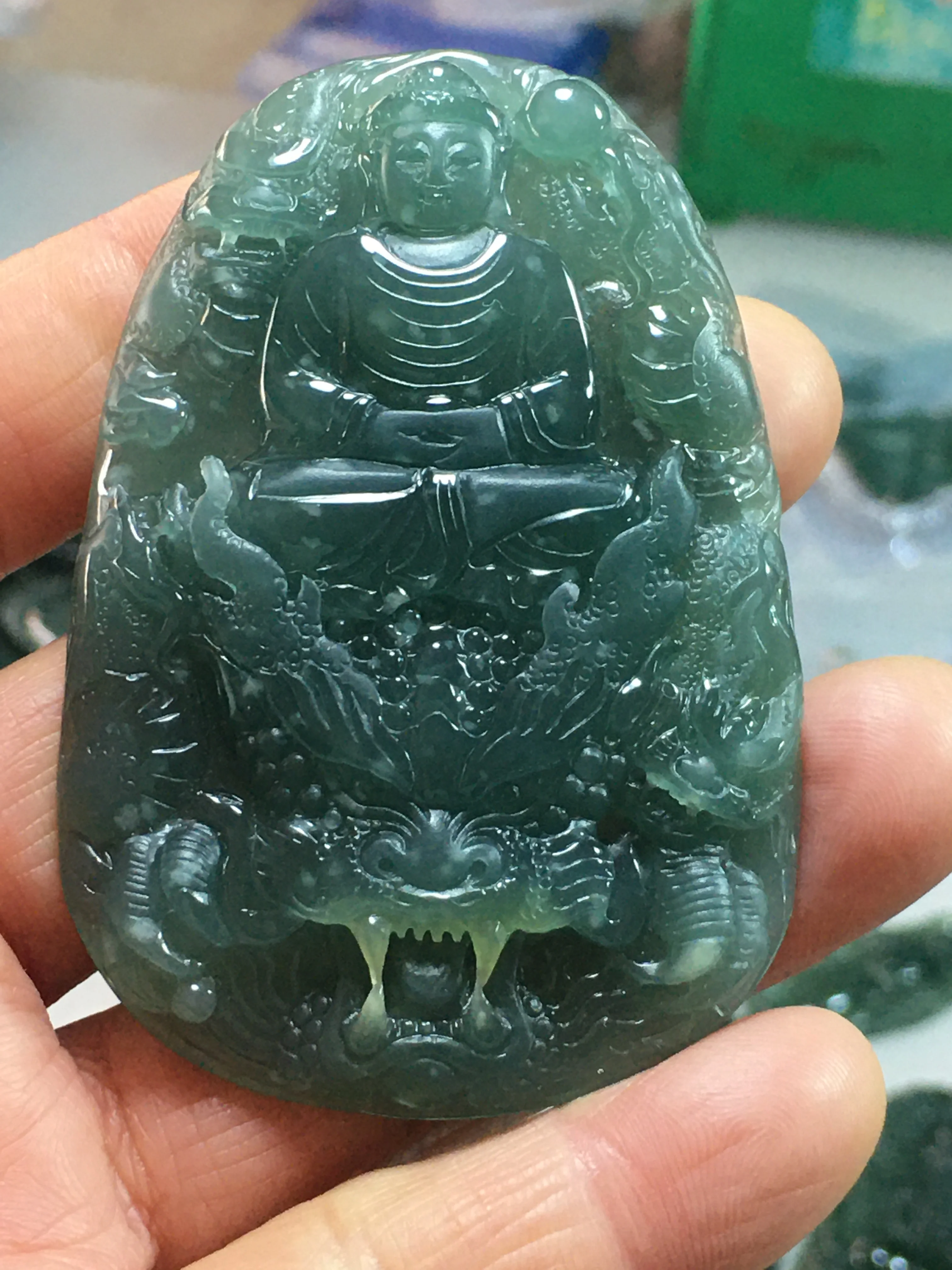 

Natural 7A Myanmar jade Handcarved jade Buddha guanyin jade pendant jade necklace pendants jewelry jade necklaces women men