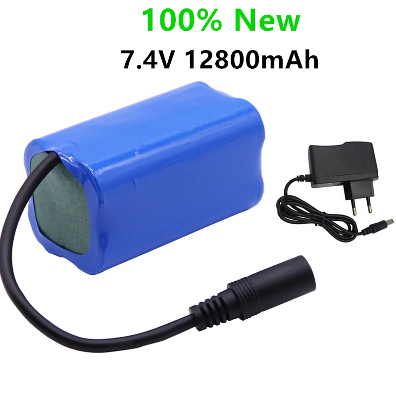 

100% New 7,4 V 12800mah Lipo Batterie für T188 2011-5 T888 V007 H18 C18 Fernbedienung Angeln köder Boote Ersatzteile