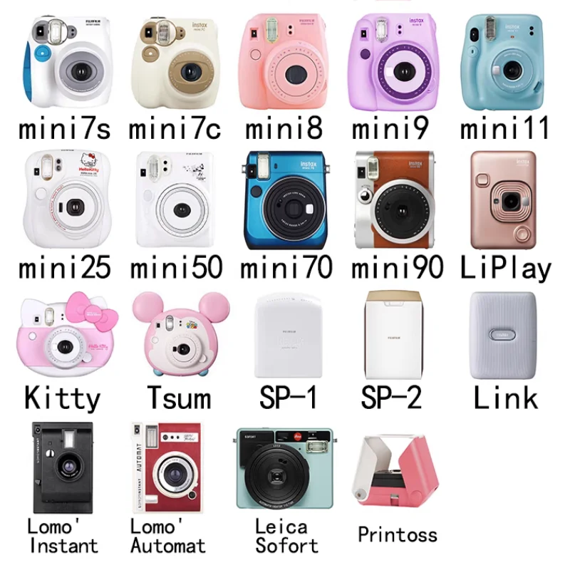 10-50 листов мгновенных фотографий для Fujifilm Instax Mini12 11 камера Mini пленка камеры