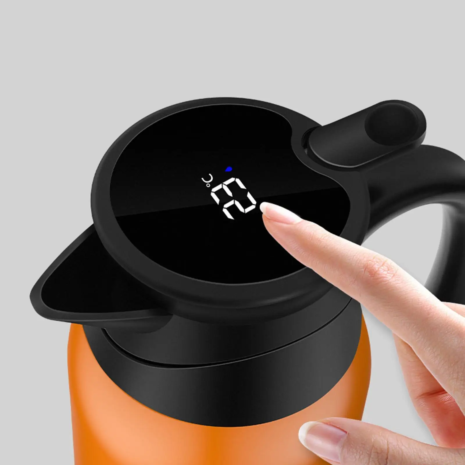 

Travel Kettle 1000ml Portable 304 Stainless Steel Fits for Tea Milk DC12V