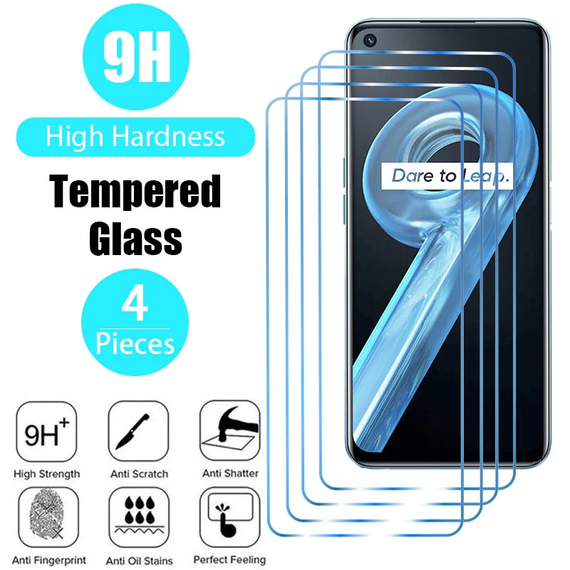 

Защитная пленка для экрана Realme GT2 Pro 8 6 Q3 X7 Pro 5G C21, Защитное стекло для Realme Narzo 30 GT Neo C11 C3 C25 C21, стекло, 4 шт.