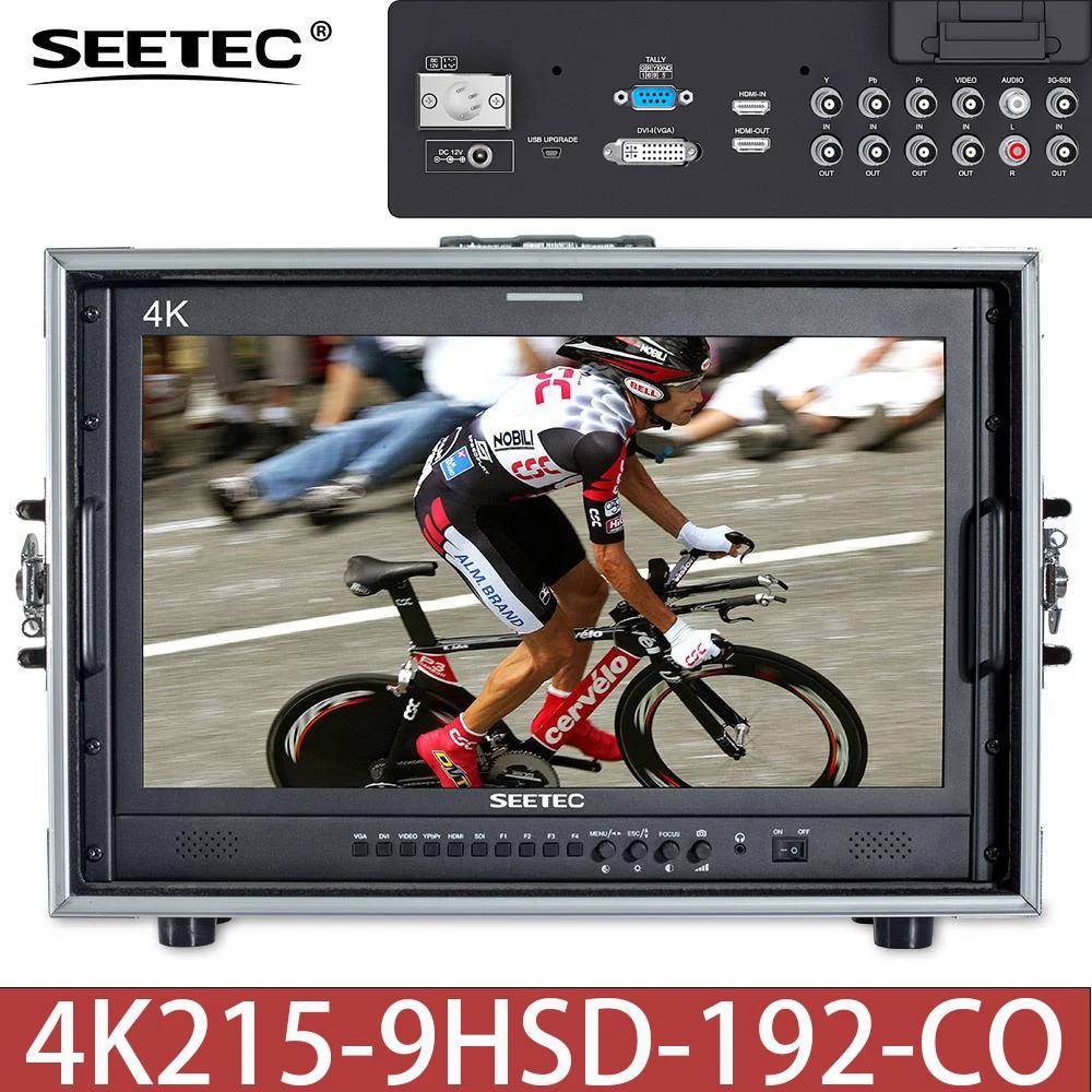 SEETEC 21,5 дюймовый 3G-SDI/ 4K HDMI трансляционный режиссерский монитор с IPS Full HD 1920x1080 4K215-9HSD-192-CO