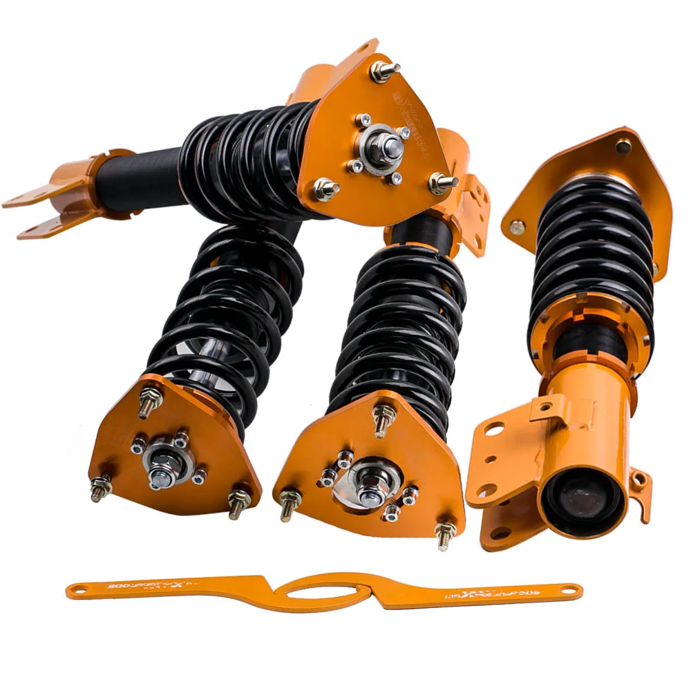 

MaXpeedingrods Adjustable Coilovers Struts Shocks For Impreza WRX GDA 02-07 Front Rear Suspension Shock Absorber Coilovers