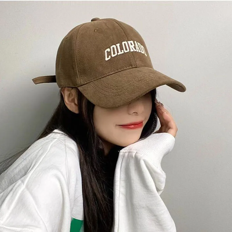 Cap New Era Adjustable Couple Cotton Letter Embroidery Baseball Hat Sports Street Hip Hop Duck Tongue Hat Male Summer New