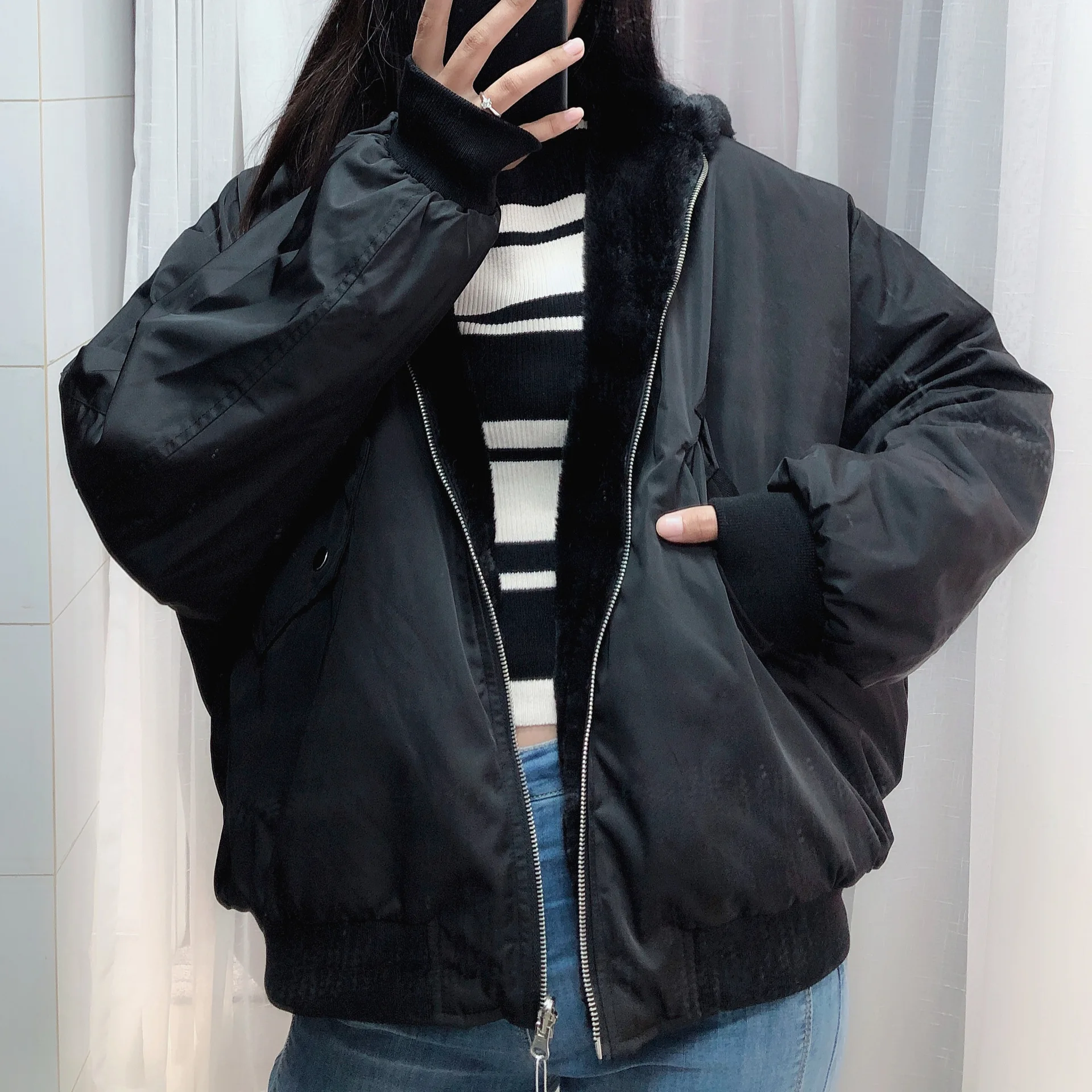 

2023 Winter Women's Thickened Cotton Coat