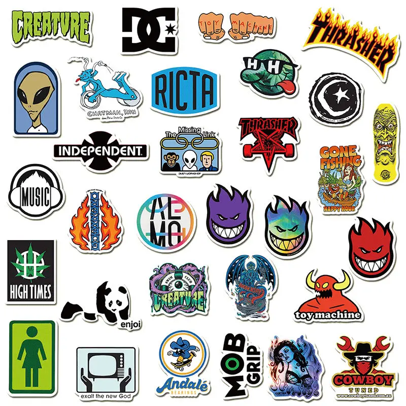 

Fruit illustration Waterproof Fun Waterproof Graffiti Mixed Skateboard Suitcase Refrigerator Toy Stickers Do Not Duplicate