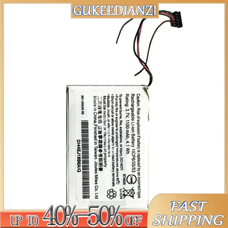 Аккумулятор Garmin Edge 1100 мАч для GPS-навигатора EXPLORE 1000 Approach G8 361-00035-06 DI44EJ18B60HK