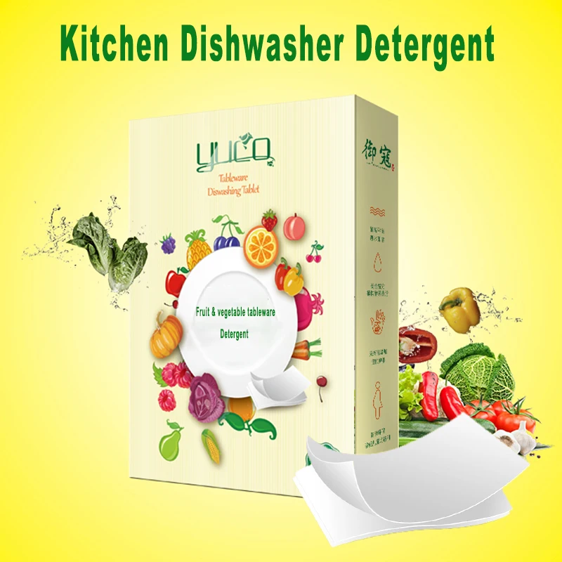Detergent 30/60pcs Sheets Fresh Natural Biodegradable Easy T