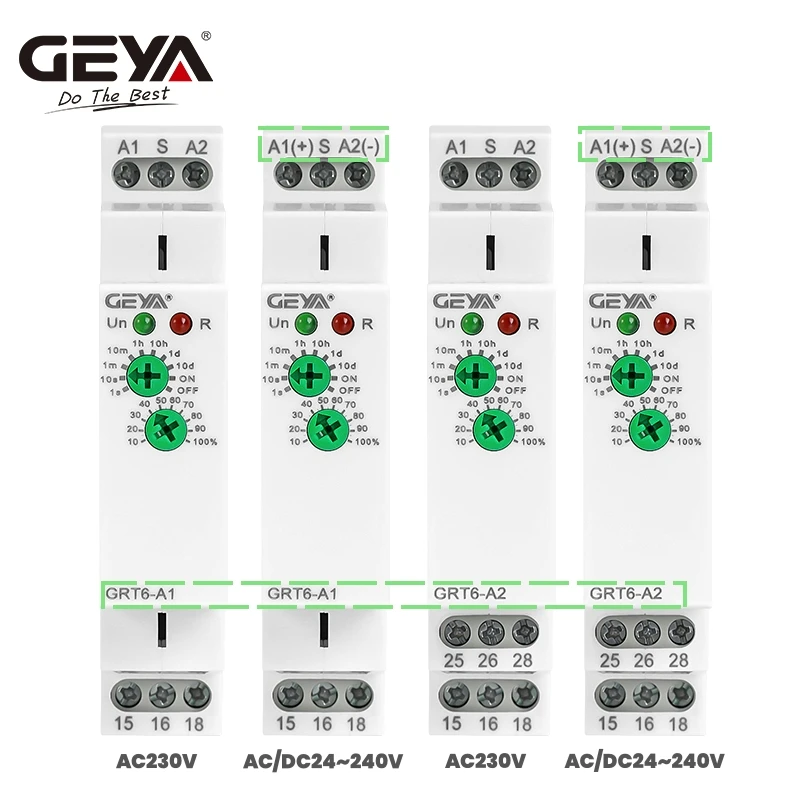 GEYA GRT6-AB Реле времени задержки 10A 220V