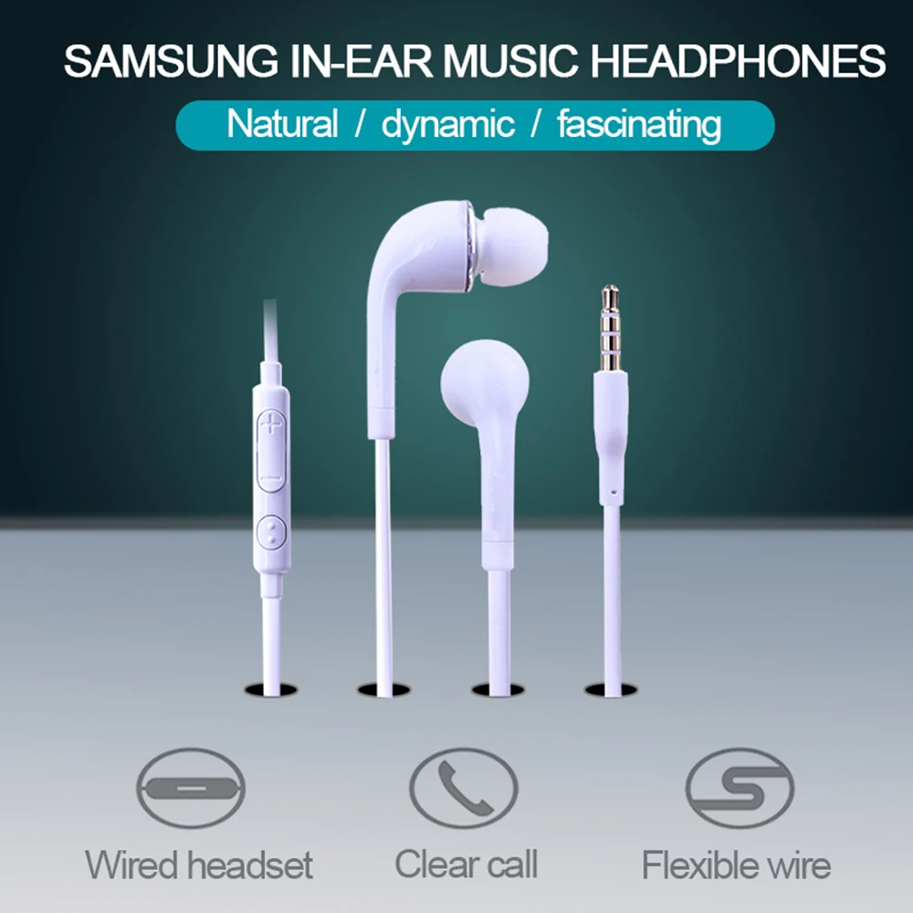 

Earphones For Samsung Huawei Xiaomi Headsets With Built-in Microphone 3.5mm In-Ear Wired Earphone For Smartphones With Free Gift