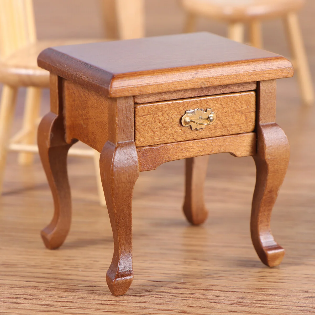 

Bedside Table Model Baby Toys Kids Mold Accessories Coffee Wooden Child Furniture