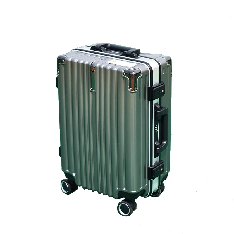 Aluminum Frame Trolley Case Suitcase Student Male and Female Password Box Business Suitcase Boarding Case 20 22 24 26 Inch Gift