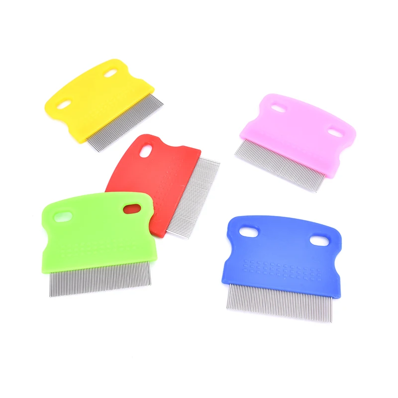 

Расческа для домашних питомцев 6*5,7 см из нержавеющей стали, щетка для удаления блох, расческа для волос, расческа для щенков, кошек, многофун...