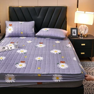 DIMI Mattress Pad For Bed Anti-mite Twin Bed Mattress Cover 100% Polyester Mattress Cover Fabric Quilted Protector Thicken King