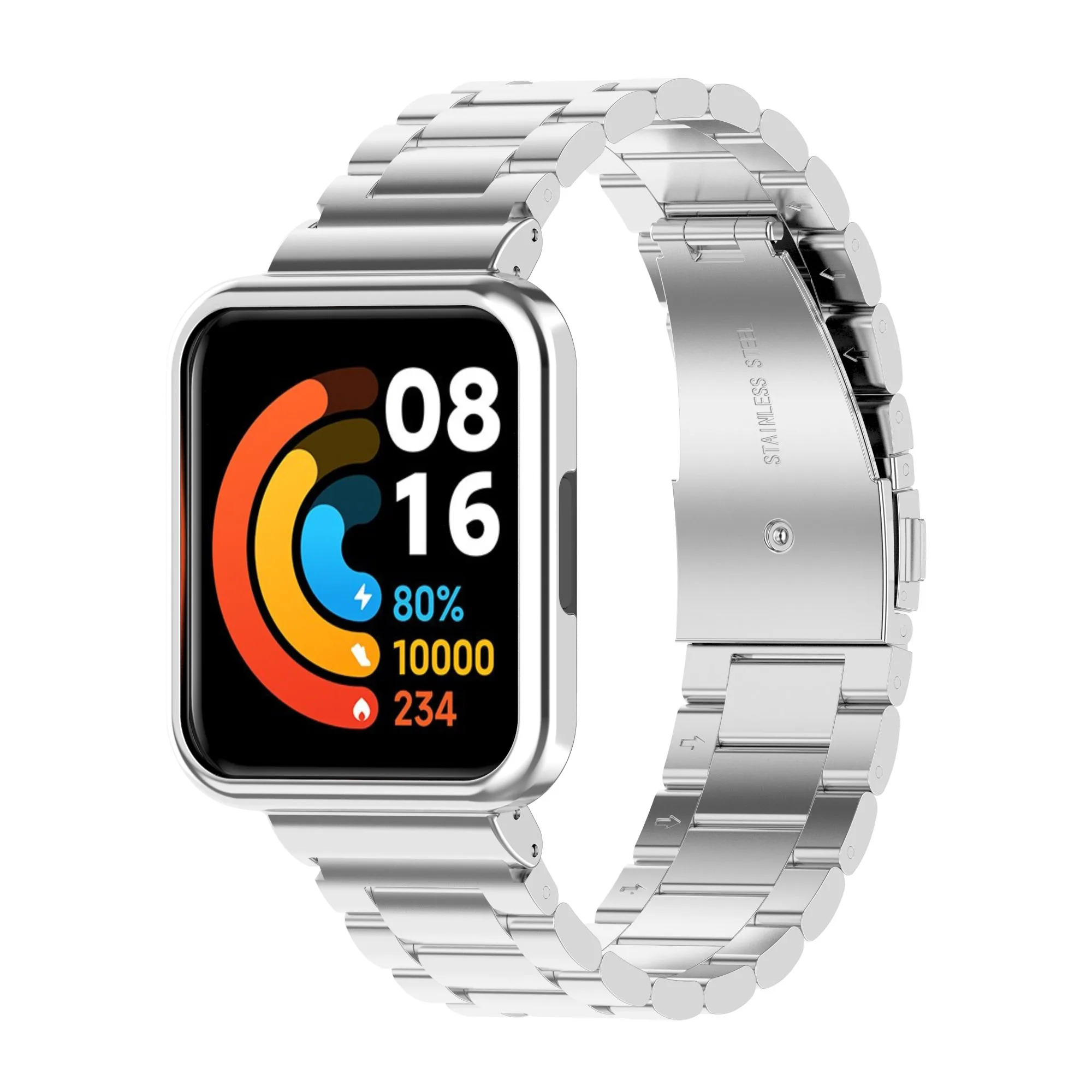 Магнитная Петля + защитный чехол для Redmi Watch 2 Lite браслет из нержавеющей стали Xiaomi
