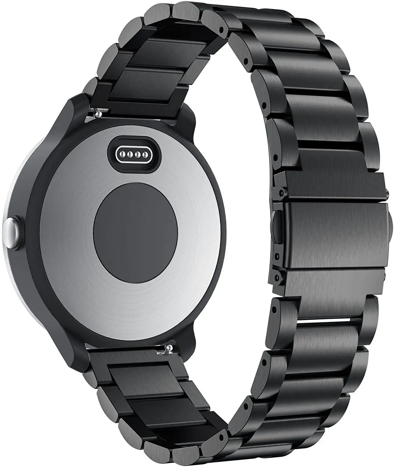 

Stainless Steel Strap for Garmin VivoActive 4 Smart Watch Band Bracelet Black