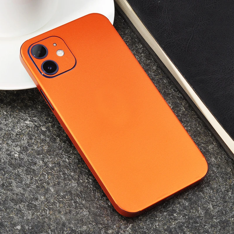 Цветная ледяная матовая пленка наклейка на заднюю панель телефона для iPhone 12 Pro Max