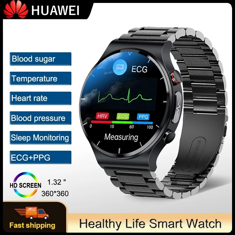 

Huawei ECG+PPG Smart Watch Men Blood Pressure Heart Rate Watch IP68 Waterproof Fitness Tracker Smartwatch For Xiaomi PK GT2 PRO