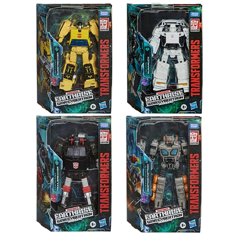 

Transformers Siege Cybertron Deluxe Runamuck Trailbreaker Sunstreaker Fasttrack War Transfiguration Assembled Toys