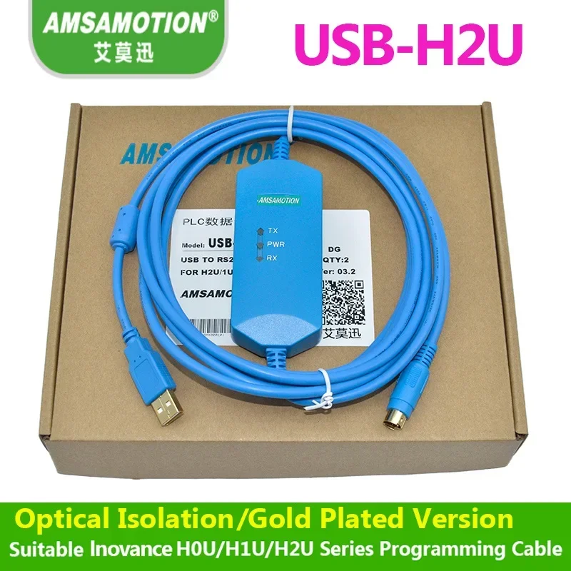 Фото USB-H2U для кабеля программирования ПЛК Inovance для кабеля связи серии H0U H1U H2U №2