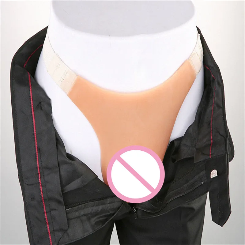 Silicone Vagina Shaper Pants with Straps Waistline Adjustable Transgender CD TV Stage Costumes