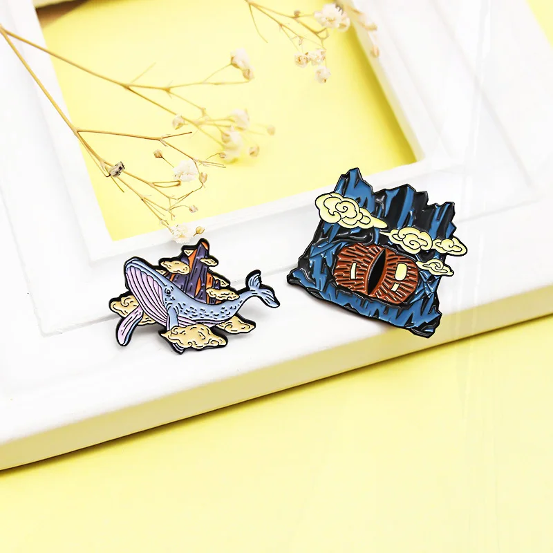 Сумка для рубашки с изображением акулы и Кита яркое ювелирное изделие подарок