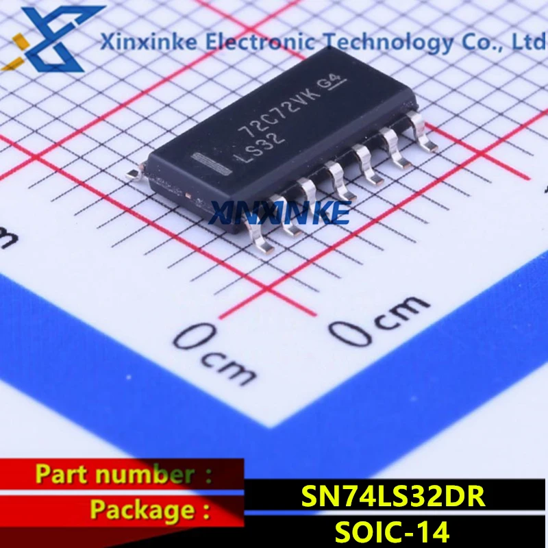 

SN74LS32DR LS32 SOIC-14 Logic Gates Quad 2-input Positive-OR Gates Single-Function Gate Logic ICs Brand New Original