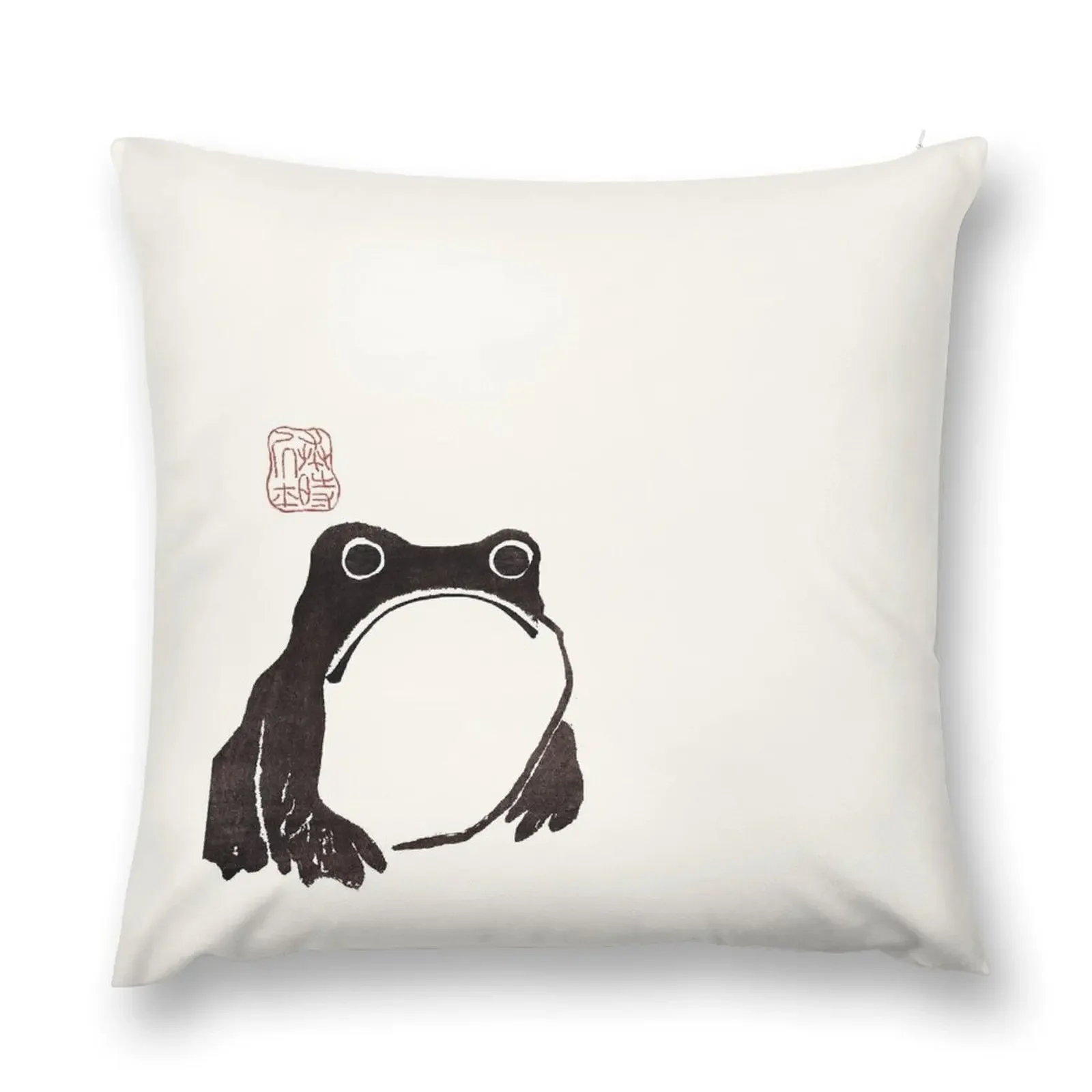 Grumpy Frog Dark - Matsumoto Hoji декоративная подушка чехол для диванной подушки