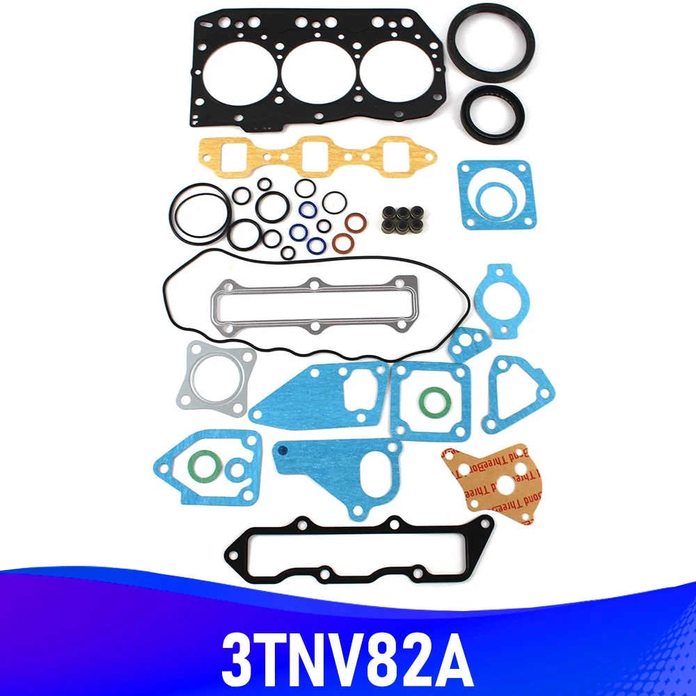 

3TNV82 3TNV82A Full Overhaul Gasket Kit Set For Yanmar Engine Kobelco Excavator Auto Parts