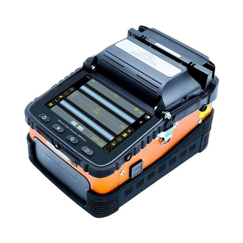 

AI-6C ai -6c + fusion splicer 6 motors auto core to core fiber optic welding equipment Fusion Splicing machine for ftth