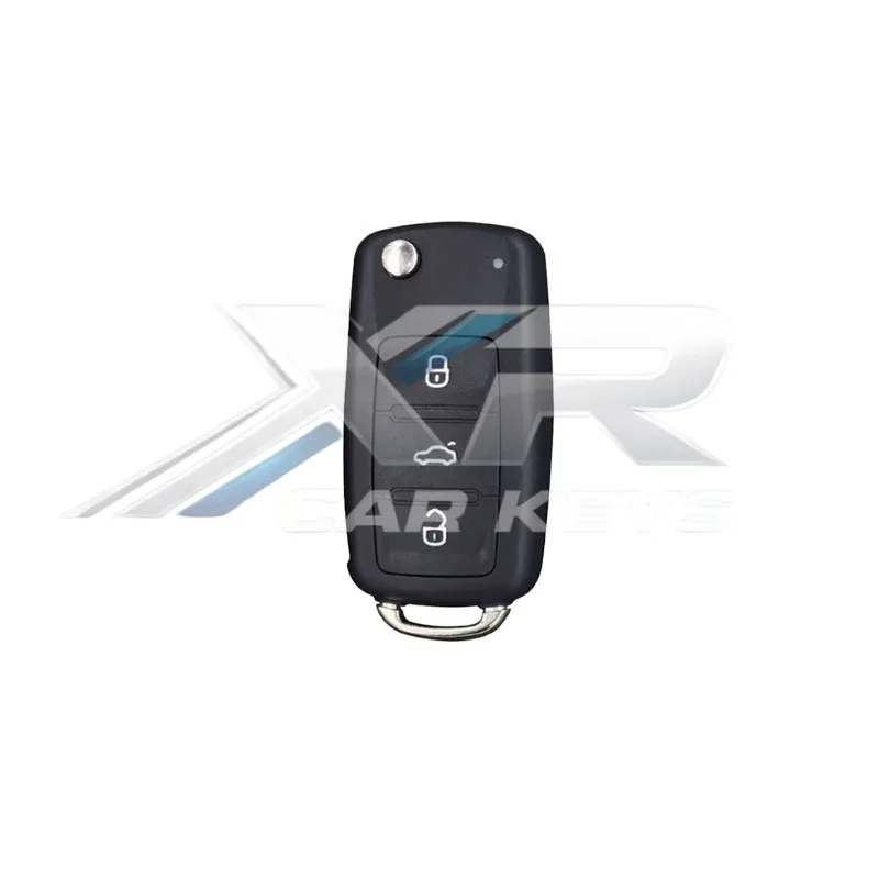 Корпус выкидного ключа-пульта с 2345 кнопками для VW Polo Golf Jetta Beetle MK6 Touareg Sharan Multivan, заготовка ключа 202AD 202AE (art.: 3920da92fcb39) - 3920da92fcb39