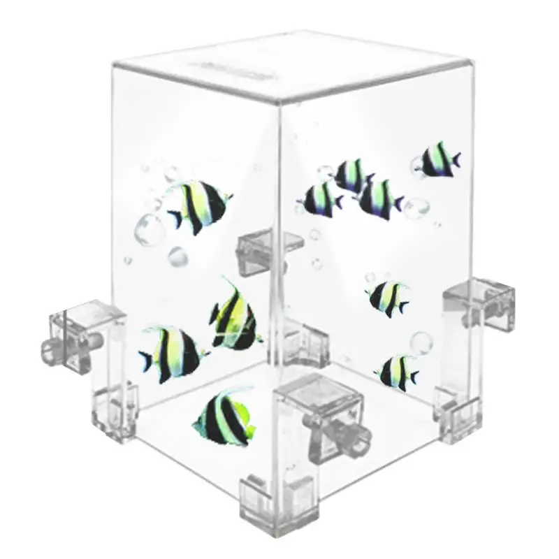 

Fish Tower For Tank Vacuum Inverted Fish Tank For Aquarium Automatic Water Refill Negative Pressure Fish Tank To Increase Fish
