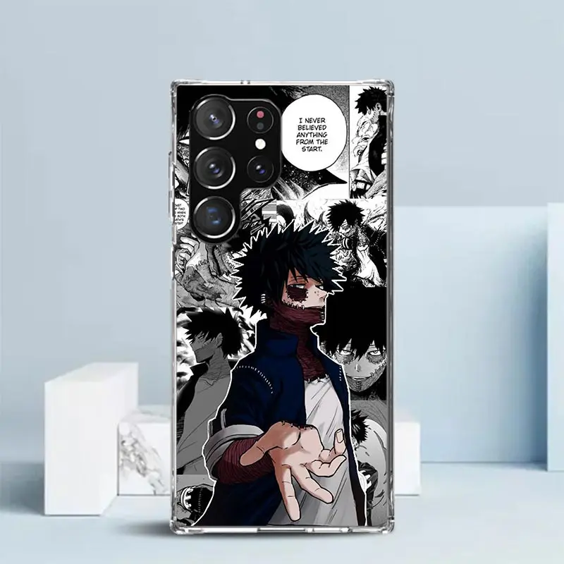 Фото Чехол для телефона My Hero Dabi Bnha для Samsung Galaxy S22 S23 S24 Ultra S21 S20 FE S10 Plus S10E S9 S8 + S7 Edge, мягкая задняя крышка из ТПУ №5