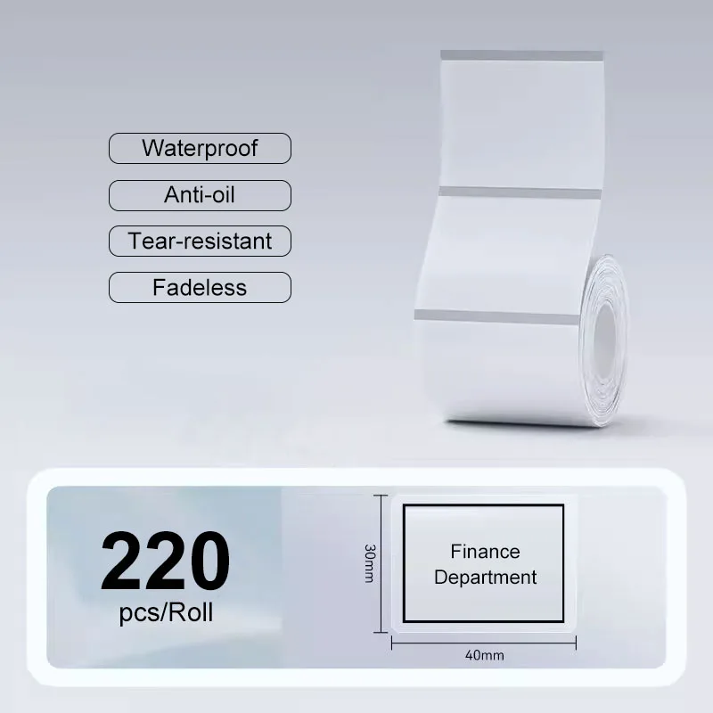 

Термоэтикетки Risio прозрачные круглые прямоугольные