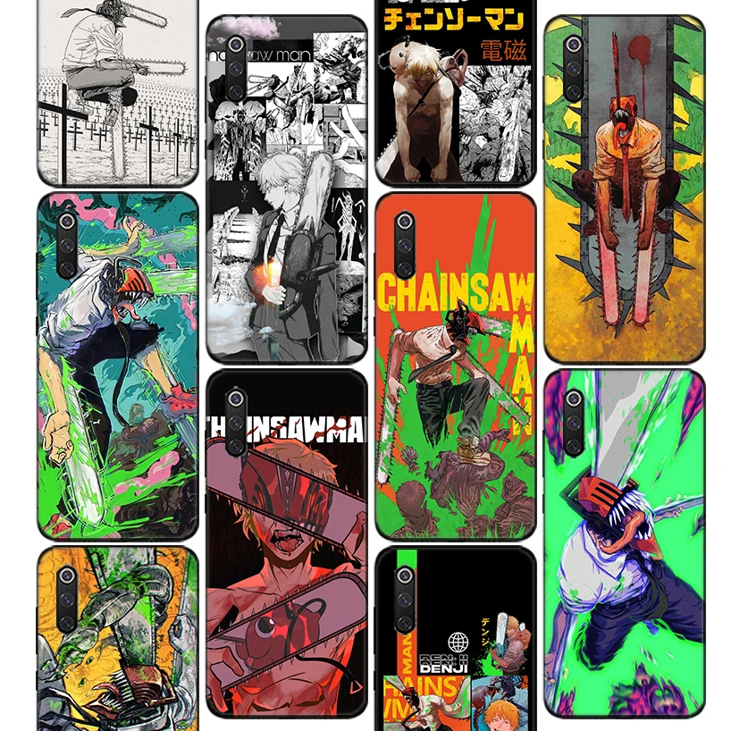 

Japan Anime Chainsaw Man Phone Case For Xiaomi Redmi Note 10 10S 9 9S 8 8T 11S 11 Pro 7 5 9T 9C 9A 8A 7A 6A 6 Fundas Cover Coque