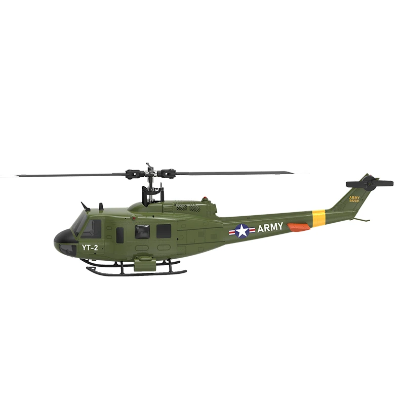 YUXIANG F07 Uh-1d HUEY масштаб 1/34 гироскоп стабилизированный бесщеточный двигатель
