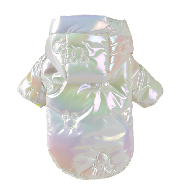 Продажа Хлопковая одежда для домашних животных, Осень-зима, средний и маленький размер, новинка, худи, красочная куртка, теплое пальто, модный свитер...