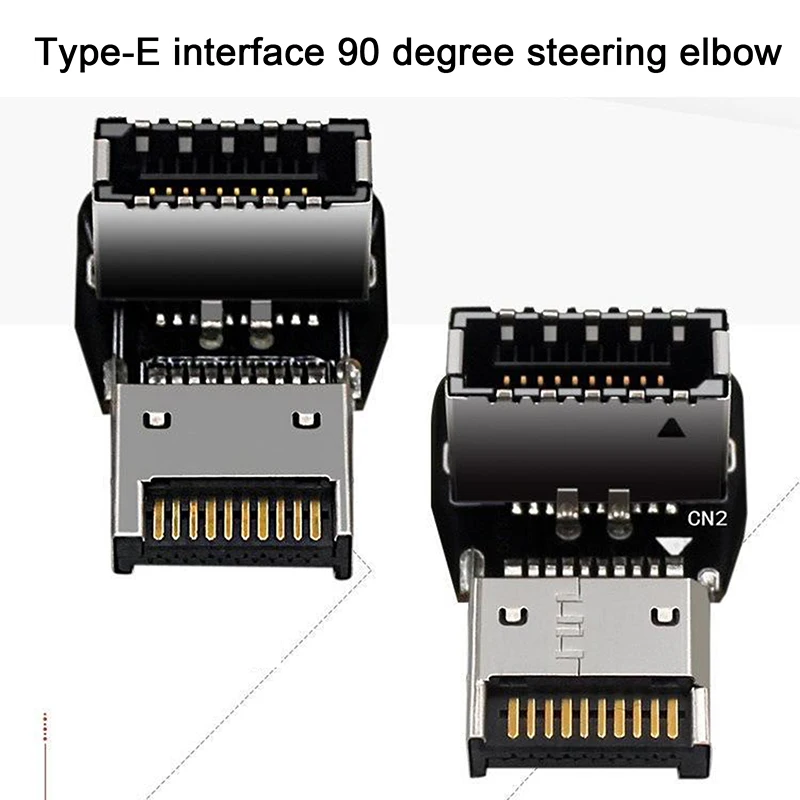 

USB 3,1 Передняя панель внутренний разъем тип E угловой адаптер 90 градусов