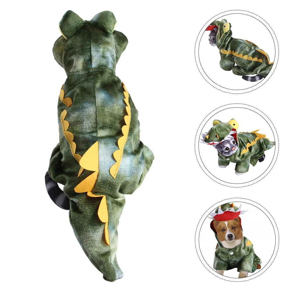 

1pc Adorable Alligator Costume Dog Puppy Clothes Pet Comfortable Cloth Costume