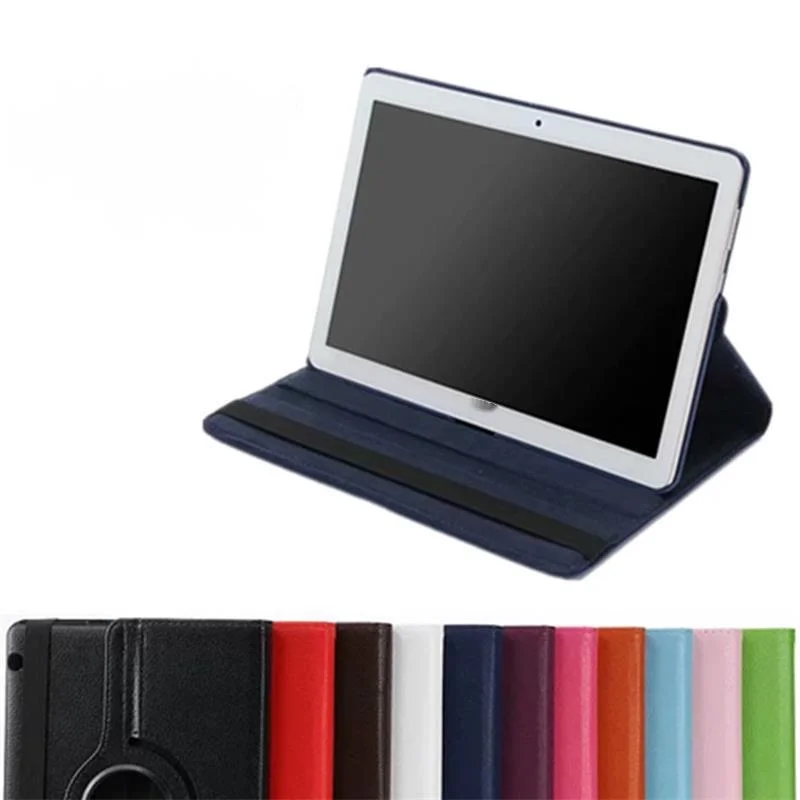 

360 Degree Rotating Litchi case For Huawei MediaPad T3 10 AGS-W09 AGS-L09 AGS-L03 9.6" Funda Tablet for Honor Play Pad 2 9.6