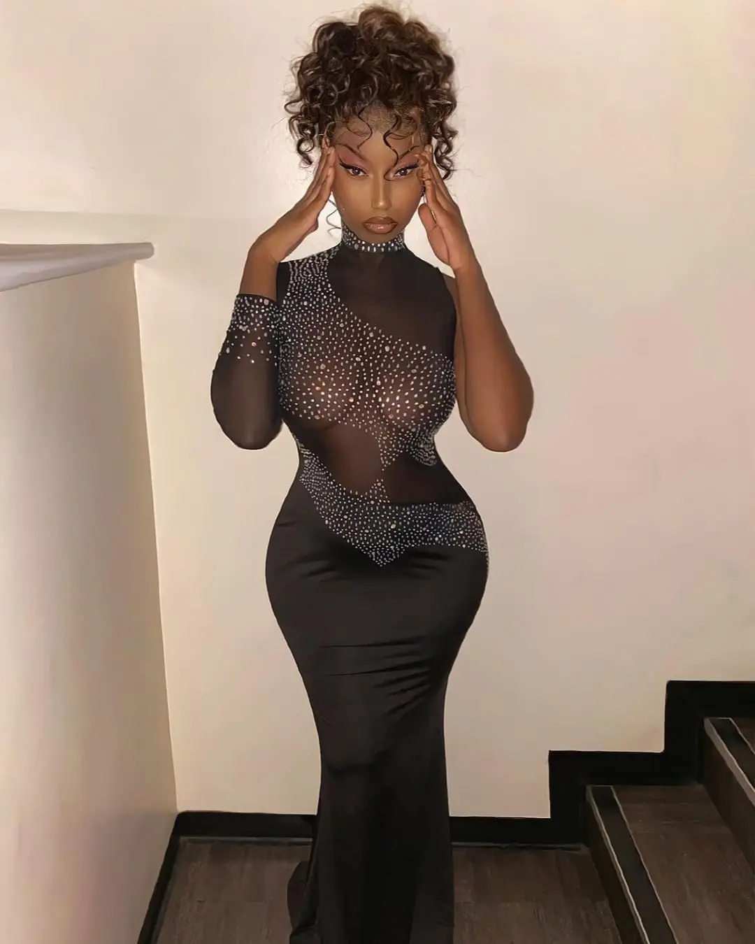 Женское облегающее платье SKMY